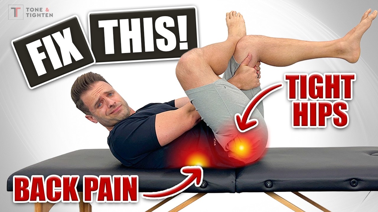 Tight Hips Causing Lower Back Pain? 8-Minute Fix (Follow Along)