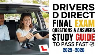Drivers Ed Direct Final Exam Questions and Answers 2025–2026 | Study Guide to Pass Fast