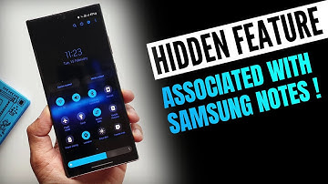 Hidden feature associated with Samsung Notes app for all samsung phone - One Ui 4.0/One UI 4.1