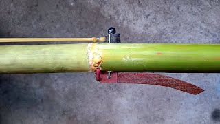 Diy slingshot - How to Create a powerful Bamboo slingshot