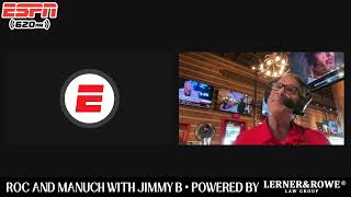Roc and Manuch with Jimmy B LIVE 1-4 PM on ESPN 620AM  Phoenix and 98.7FM HD-2