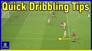 eFootball 2022 Tutorial - Quick Dribbling Tips screenshot 2