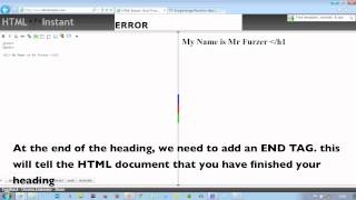 Introduction to HTML Lesson 1