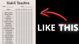 How a Habit Tracker Will Make You Disciplined