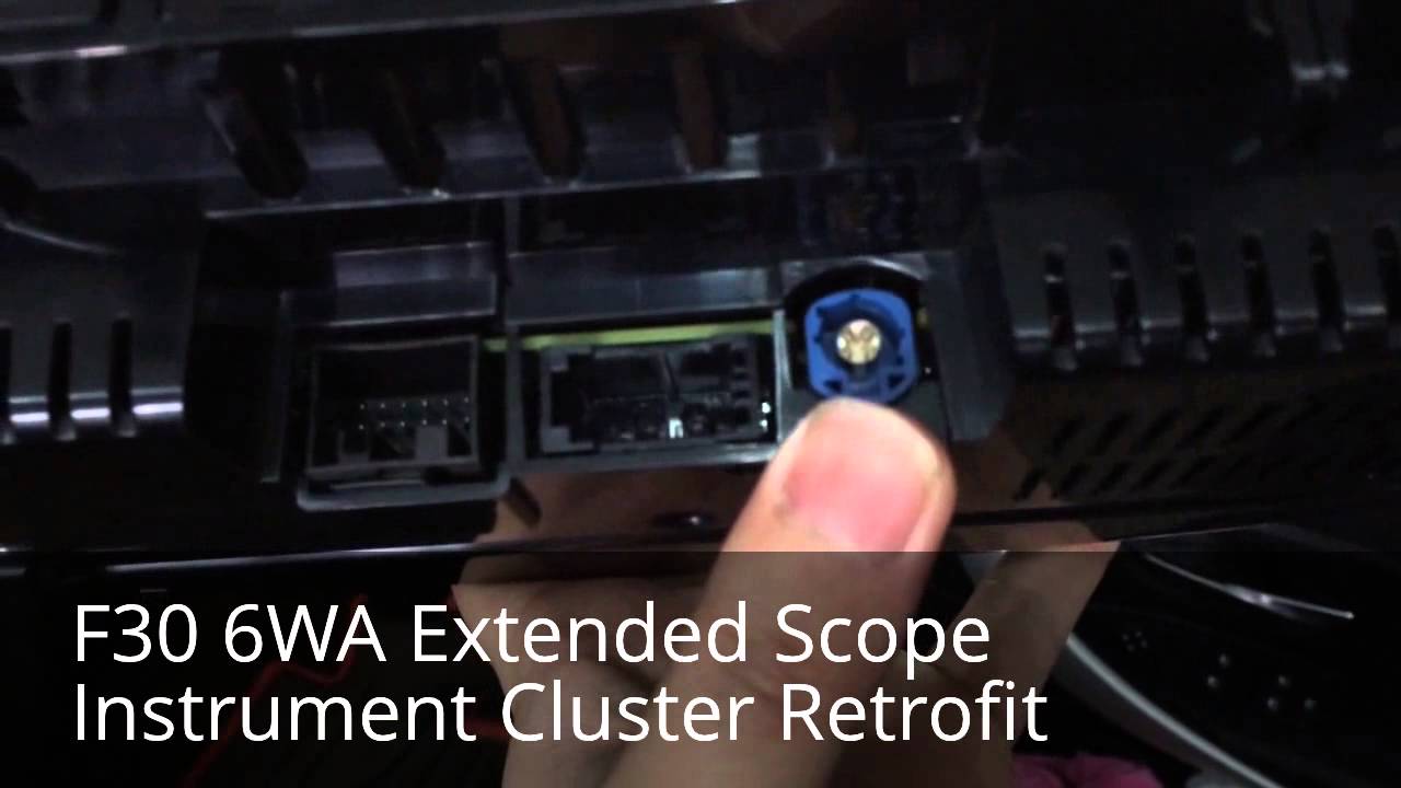 F30 6WA Extended Scope Instrument Cluster Retrofitted by EleBest YouTube