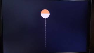 Rocket bomb blast on the sky in C, graphics mode