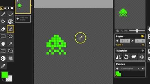 speed drawing space invaders #2