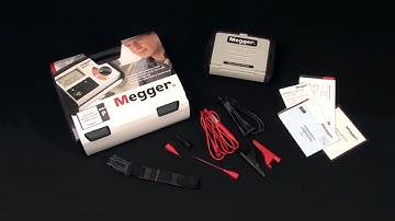 Megger MIT300 Insulation & Continuity Testers (MIT300, MIT310, MIT320) What Accessories Are Included