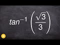 Evaluate the Inverse of Tangent
