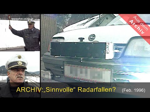 Aus dem ARCHIV von 1996: „SINNVOLLE RADARFALLEN"