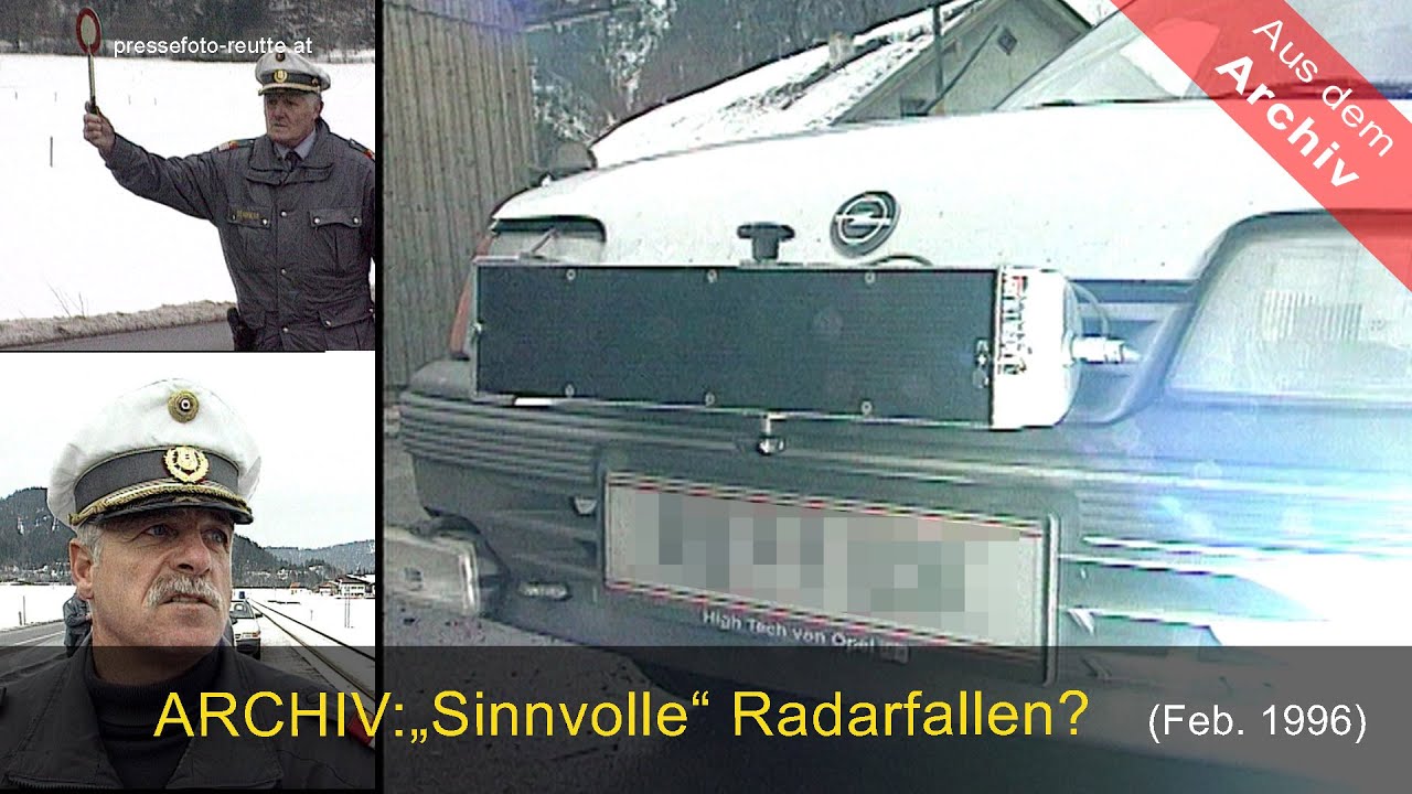 Aus dem ARCHIV von 1996: „SINNVOLLE RADARFALLEN"