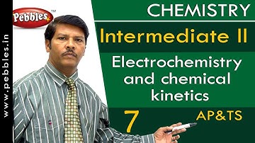 AP&TS Syllabus | Intermediate II | Chemistry | Electrochemistry and chemical kinetics | Part - 7