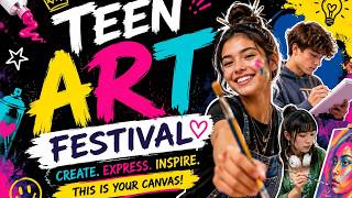 🎨 Teen Art Festival 2026 | Young Artists Take Over! 🔥