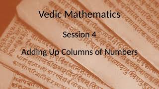 Vedic Maths Session 4