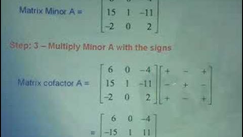 Video on Chapter 2 - Matrix - Part 5c