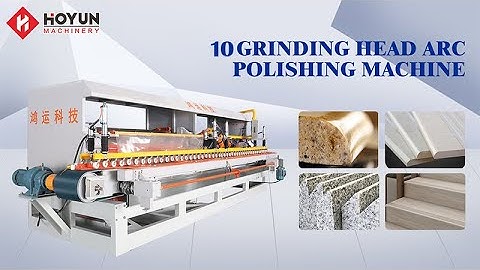Hoyun 10 Grinding head Ceramic tile and stone bullnose polishing machine