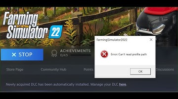 Fix Farming Simulator 22/25 Error Can