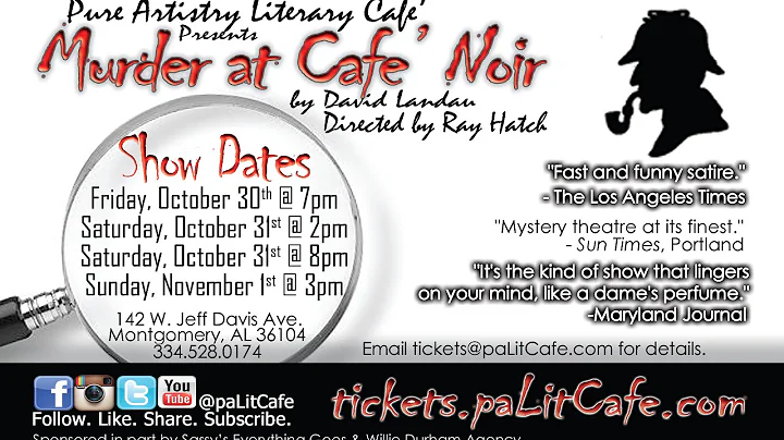 Murder at Cafe Noir - WAKA Interview