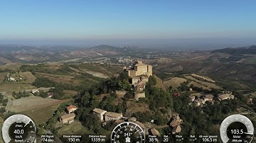 Parrot Anafi - Test - Flight Data on 2.7k video