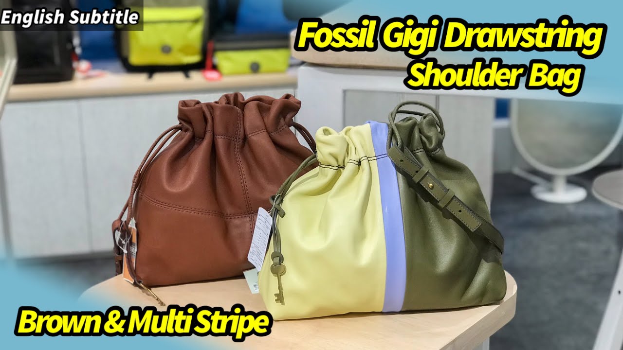 Fossil Gigi Drawstring Shoulder Bag - YouTube