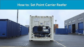 How to Change Temperature Carrier reefer container