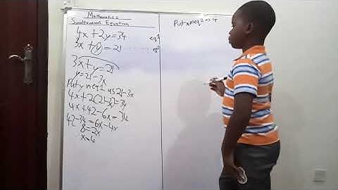 Simultaneous Equation - Part 2