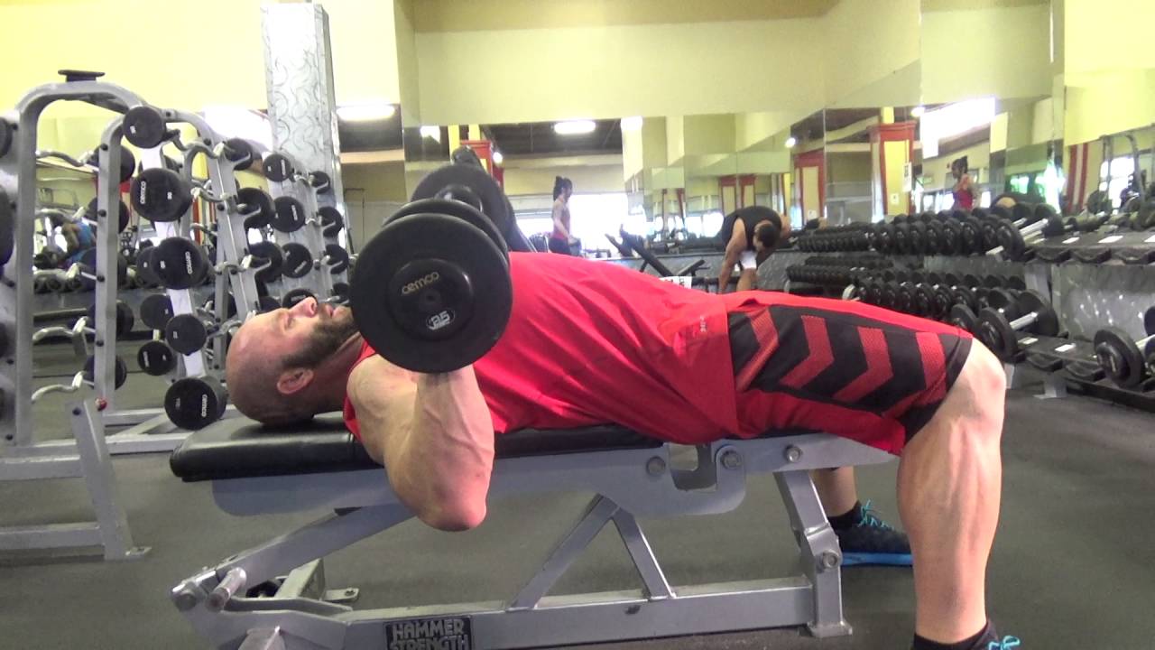 Flat Alternating Dumbbell Press Youtube