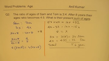 5 Worproblems related to Age Ratio Linear Systems | MPM2d