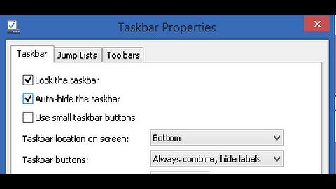 How to Hide the Taskbar in Windows 8 and 8 1 easily