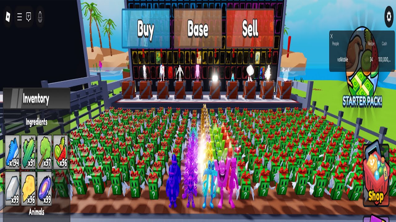 Craft a Brainrot I Opened HUNDREDS of Lucky Block Christmas… Only 100K+ Brainrots Survived 🎄