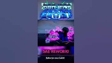 SAE REWORK?? | Project: Egoist #shorts #zblank