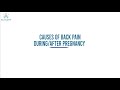 Causes of Back Pain After Pregnancy | Prevent Back Pain After Delivery | Alleviate Pain Clinic