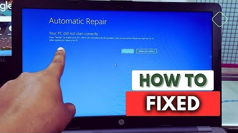 Automatische reparatiefout "Uw pc is niet correct gestart" 😫 - Hoe te repareren???