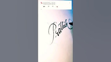 Prathik Name cursive writing By Happiness #learn #english #handwriting #viral #trending #shorts