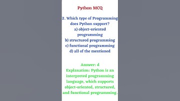 #python #mcq | @BillionThinkingJDR | #shorts #trending #python #mcq #pythonprogramming