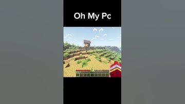 PC MOMENT :)  | #minecraft #shaders #mojang #minecraftshorts #minecraftmemes #minecrafthumor