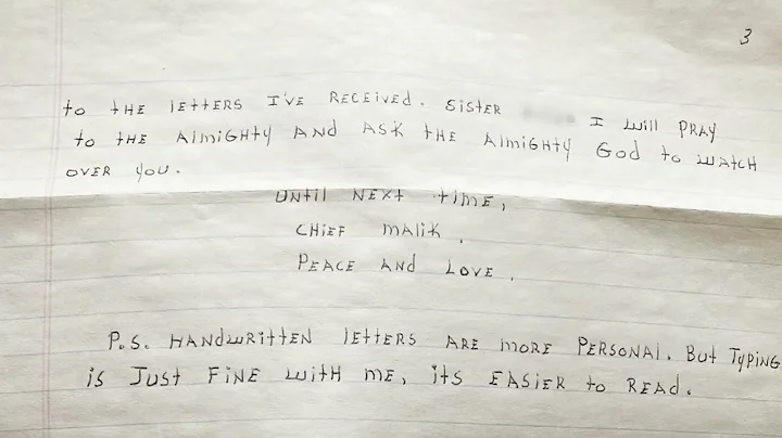 Correspondence from ADX Florence: Jeff Fort