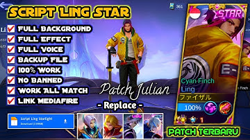 Script Skin Ling Starlight No Password Full Effect And Voice Patch Terbaru