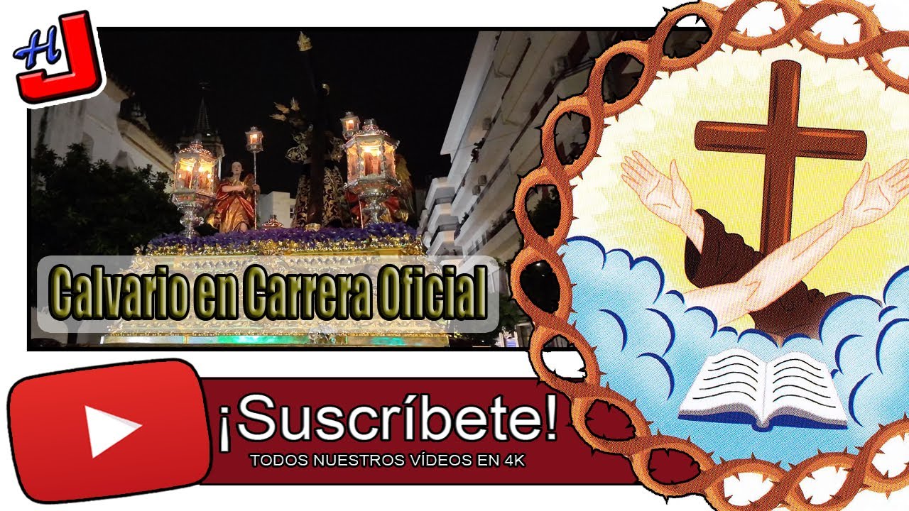 ⛪️ MOMENTAZO 🕯 HDAD DEL CALVARIO EN CARRERA OFICIAL ⚜️ SEMANA SANTA 2025 ⚜️ Misterio ⚜️ 4K 📹