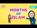 Learn the months of islam  vocals only  fun  educational  kids supermuslimkids