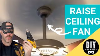 ️🔥 How to Make Your Ceiling Fan Closer to the Ceiling➔ Shorten the Downrod Extension - Easy DIY Job!