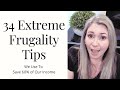 34 Extreme Frugal Tips We use to save 60% of our income