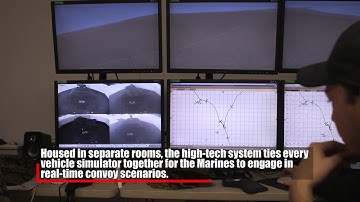 Camp Pendleton Marines take on Combat Convoy Simulator