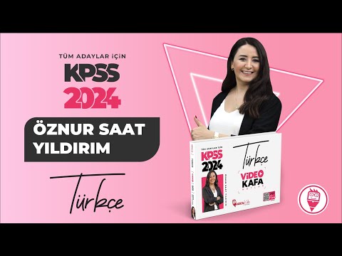 30) Bağlaç - Öznur Saat Yıldırım (KPSS TÜRKÇE) 2024