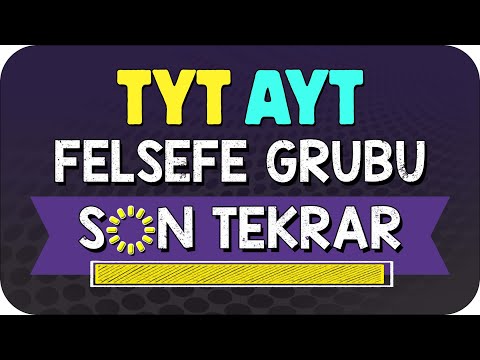 TYT - AYT FELSEFE GRUBU KAVRAMLAR | SON TEKRAR KAMPI #YKS2024