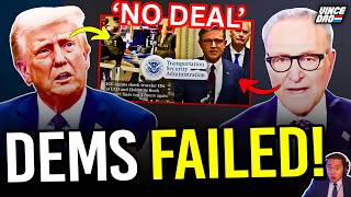 Democrats CHECKMATED into DEFEAT on TSA Shutdown as Trump REJECTS Their Desperate Surrender Plea!!