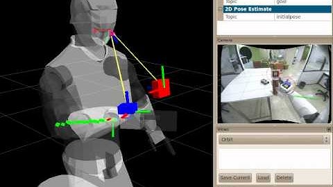 Position Based Visual Servoing robot view