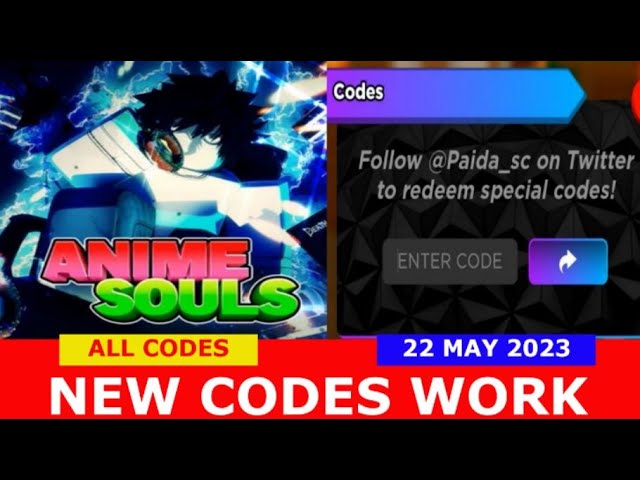 ✨ NEW UPD ✨ ANIME SOULS SIMULATOR CODES UPDATE 33.5 - CODES ANIME SOULS  SIMULATOR 