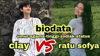 biodata ratu sofya vs clay gribble,umur,zodiak,agama,tinggi,status hubungan