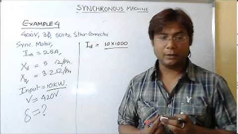 Synchronous Machine Part 11  for ies gate psu students